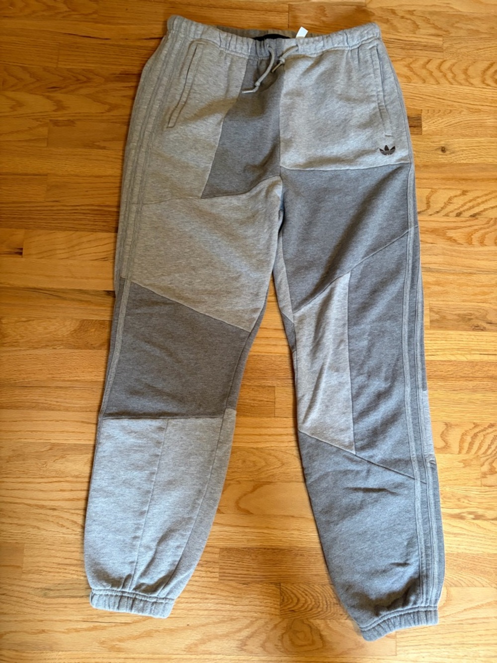 Women’s Adidas x Danielle Cathari Grey Patchwork Jogger Sweatpants Collection - Picture 2 of 4